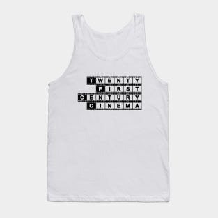 Twenty First Century Cinema TFCC Word Logo Black Tank Top